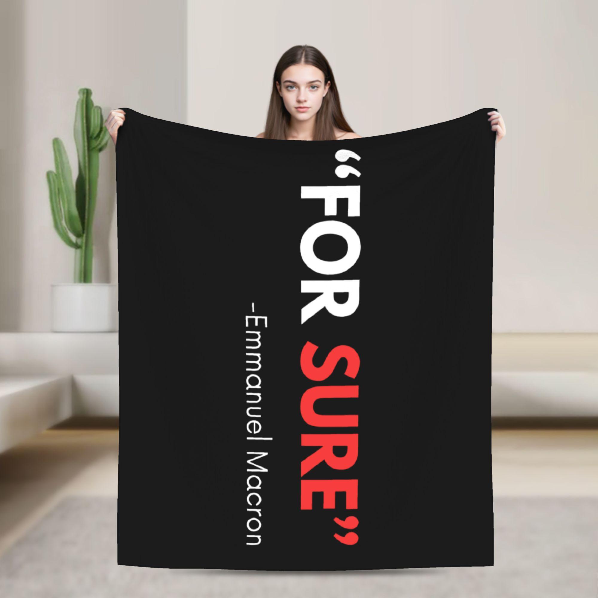 Funny for Sure Macron Glasses Meme Blankets Velvet Pop Meme Soft Throw Blankets for Bedspread Quilt Portable 150x200cm
Funny for Sure Macron Glasses Meme Blankets Velvet Pop Meme Soft Throw Blankets for Bedspread Quilt Portable 150x200cm