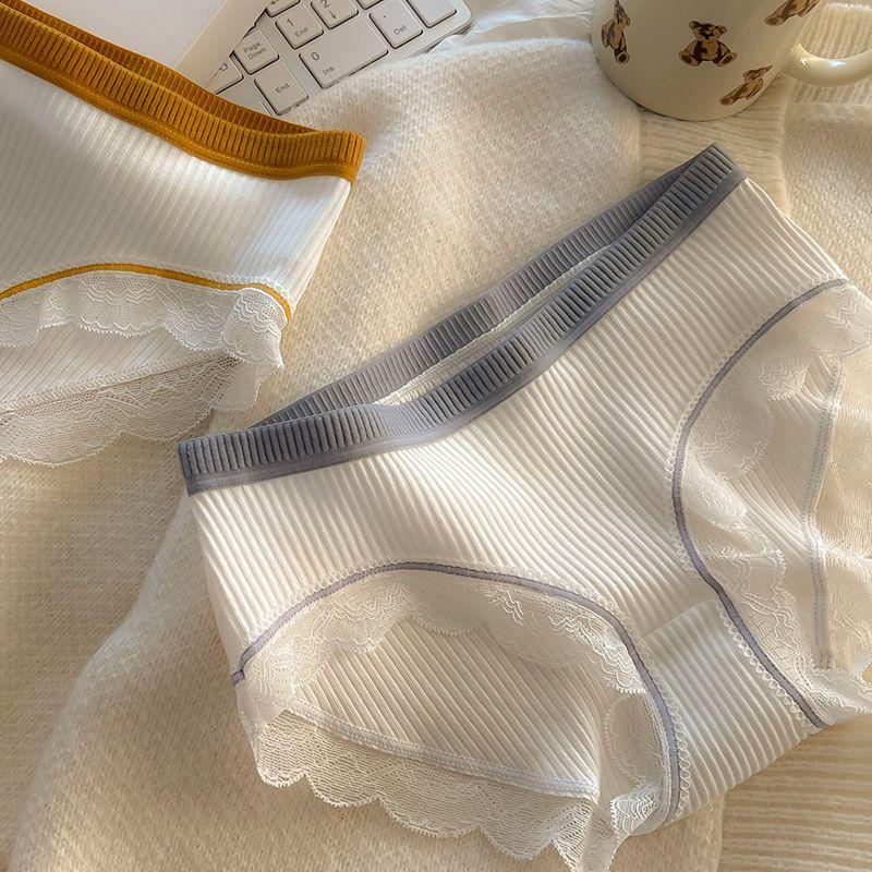3PCS Minimally Threaded Comfortable Breathable Cotton Underwear with Feminine Feel Lace Edge Mid Waist Women s Triangle Pants XL
3PCS Minimally Threaded Comfortable Breathable Cotton Underwear with Feminine Feel Lace Edge Mid Waist Women s Triangle Pants XL