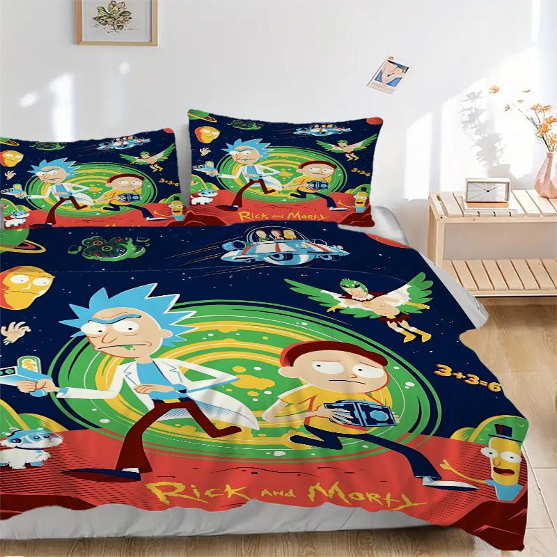 3pcs Rick_and_Morty Duvet Cover Set, 1 Duvet Cover + 2 Pillowcases (No Insert), Cozy Bedding, Bedroom Set, Easy Care, Durable yy251103095 135x200cm
3pcs Rick_and_Morty Duvet Cover Set, 1 Duvet Cover + 2 Pillowcases (No Insert), Cozy Bedding, Bedroom Set, Easy Care, Durable yy251103095 135x200cm