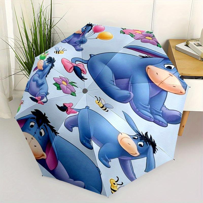 Eeyore,Donkey Fully automatic themed umbrella 8 ribs durable iron frame, tri fold compact design, perfect as a gift, travel umbrella, unis
Eeyore,Donkey Fully automatic themed umbrella 8 ribs durable iron frame, tri fold compact design, perfect as a gift, travel umbrella, unis
