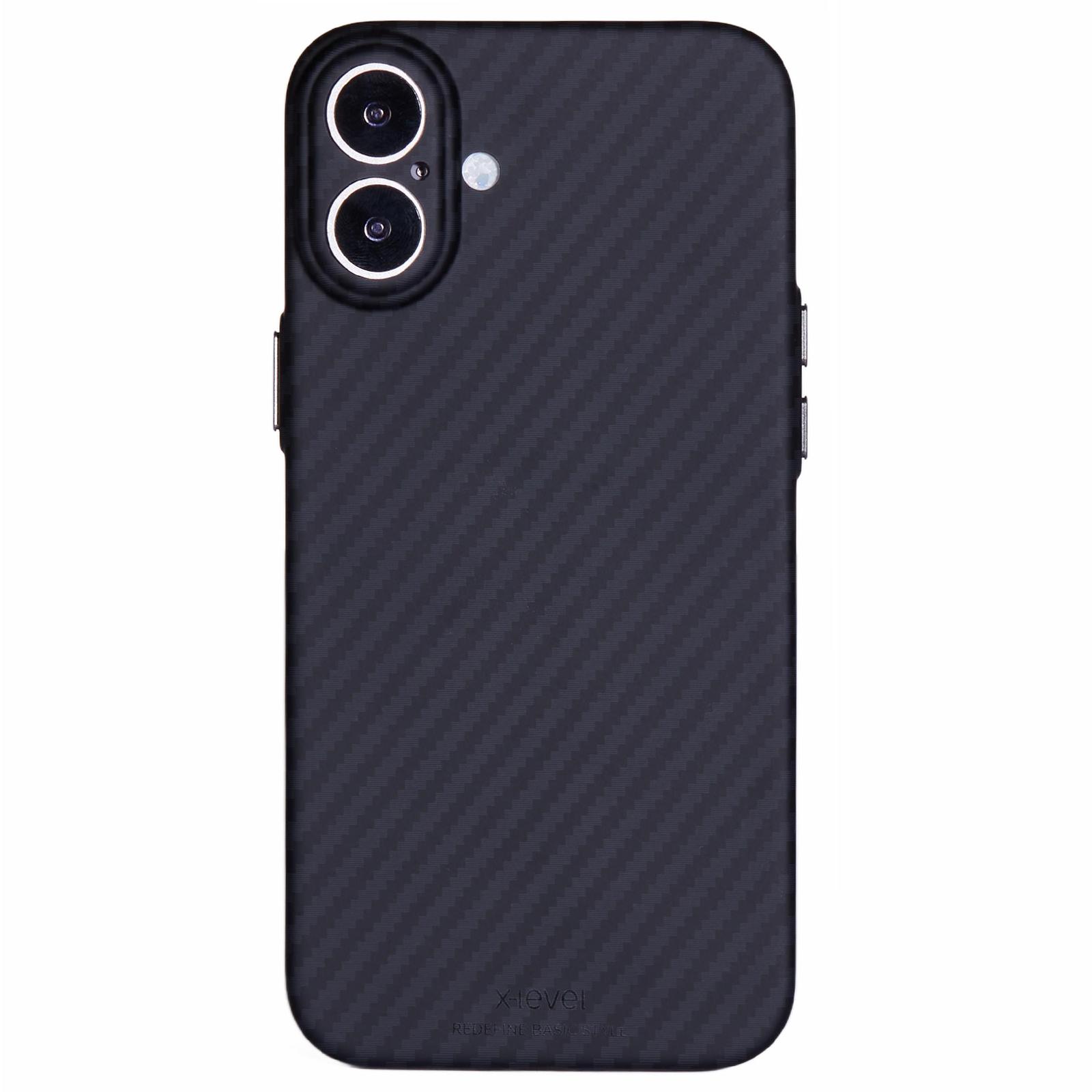X-LEVEL For iPhone 16 Case Camera Protection Hard PC Phone Cover Carbon Fiber Texture
X-LEVEL For iPhone 16 Case Camera Protection Hard PC Phone Cover Carbon Fiber Texture