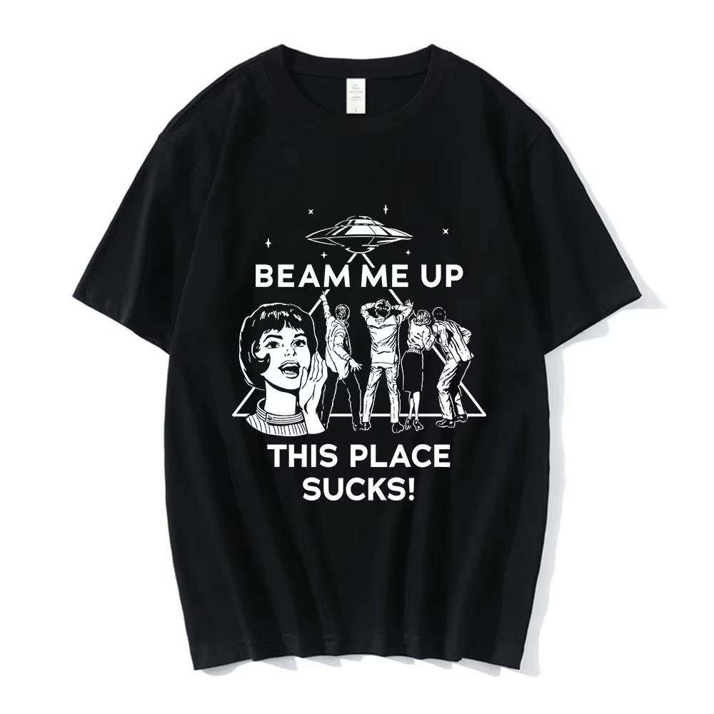 Beam Me Up This Place Sucks Eddie Munson Demogorgon T Shirts Unisex Women Cotton Casual Tshirts Fashion Short Sleeves Tshirt Tops S
Beam Me Up This Place Sucks Eddie Munson Demogorgon T Shirts Unisex Women Cotton Casual Tshirts Fashion Short Sleeves Tshirt Tops S