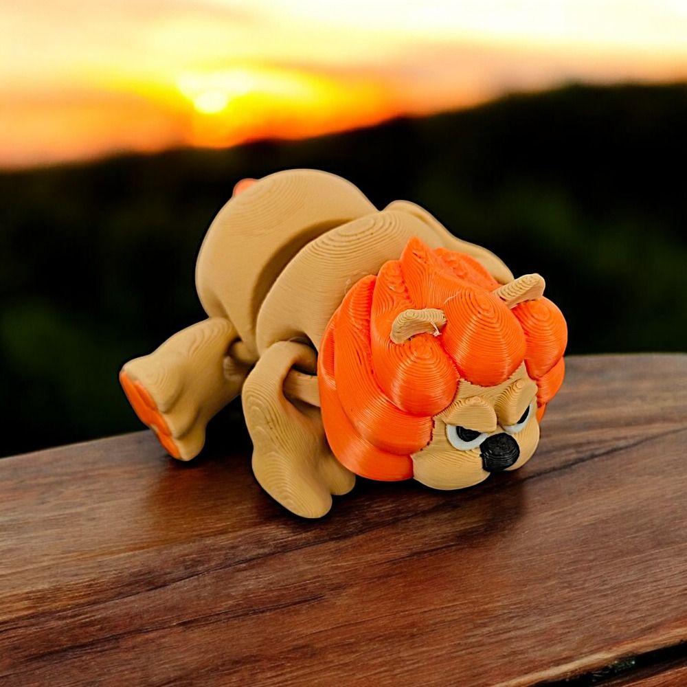 Cartoon Lion Ornament Movable Joints 3D Printed Lion Toy 3D Printed Lion Model Birthday Gift коричневий
Cartoon Lion Ornament Movable Joints 3D Printed Lion Toy 3D Printed Lion Model Birthday Gift коричневий