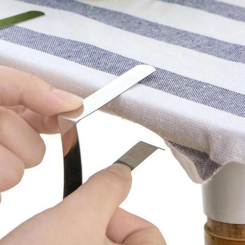 6pcs/set Stainless Steel Anti-Slip Tablecloth Clamps Non-slip Securing Holder Wedding Camping Promenade Table Cover Clip
6pcs/set Stainless Steel Anti-Slip Tablecloth Clamps Non-slip Securing Holder Wedding Camping Promenade Table Cover Clip