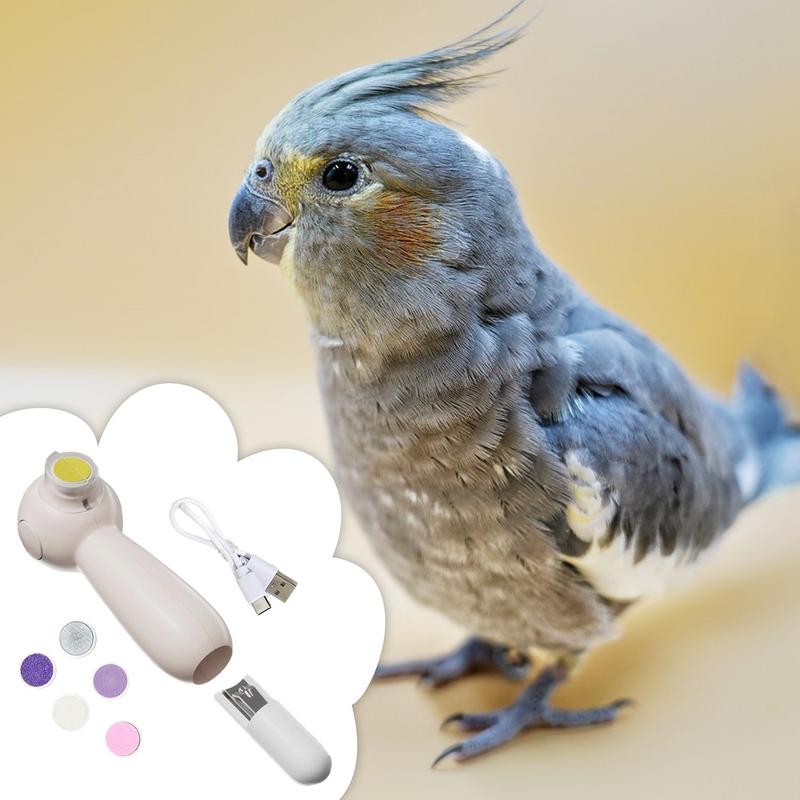 Parrot Beak Trimmer Noiseless Electric Beak Grinder Multipurpose Bird Care Supplies Nail Trimming Tool With 6 Grinding Heads For
Parrot Beak Trimmer Noiseless Electric Beak Grinder Multipurpose Bird Care Supplies Nail Trimming Tool With 6 Grinding Heads For