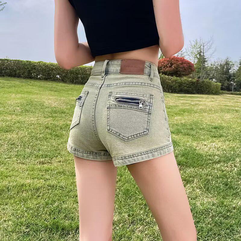 Летние джинсовые шорты с высокой талией в стиле ретро, американские, женские, приталенные, А-силуэта M: Height 155-165CM (95-108 lbs)
Летние джинсовые шорты с высокой талией в стиле ретро, американские, женские, приталенные, А-силуэта M: Height 155-165CM (95-108 lbs)