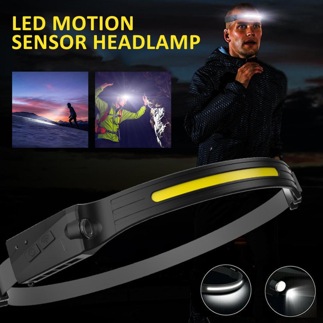 aidier COB LED Motion Sensor Head Torch Headlight USB Rechargeable Headlamp Work Light
aidier COB LED Motion Sensor Head Torch Headlight USB Rechargeable Headlamp Work Light