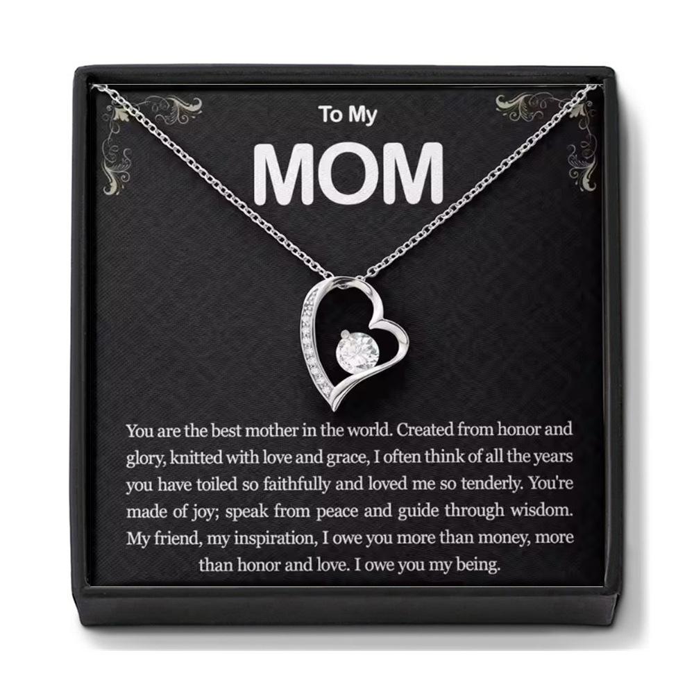 Trendy Creative Elegant Heart Pendant Necklace Decorative Holiday Mother s Day Gift For Mom Brithday Jewelry With Gift Box
Trendy Creative Elegant Heart Pendant Necklace Decorative Holiday Mother s Day Gift For Mom Brithday Jewelry With Gift Box