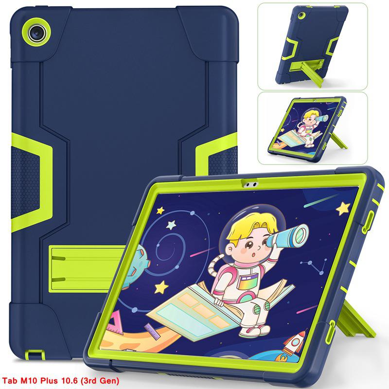 Protective contrast color shell with 3rd gen bracket for Lenovo Tab M10 Plus 10.6 tablet. Rose Gold
Protective contrast color shell with 3rd gen bracket for Lenovo Tab M10 Plus 10.6 tablet. Rose Gold