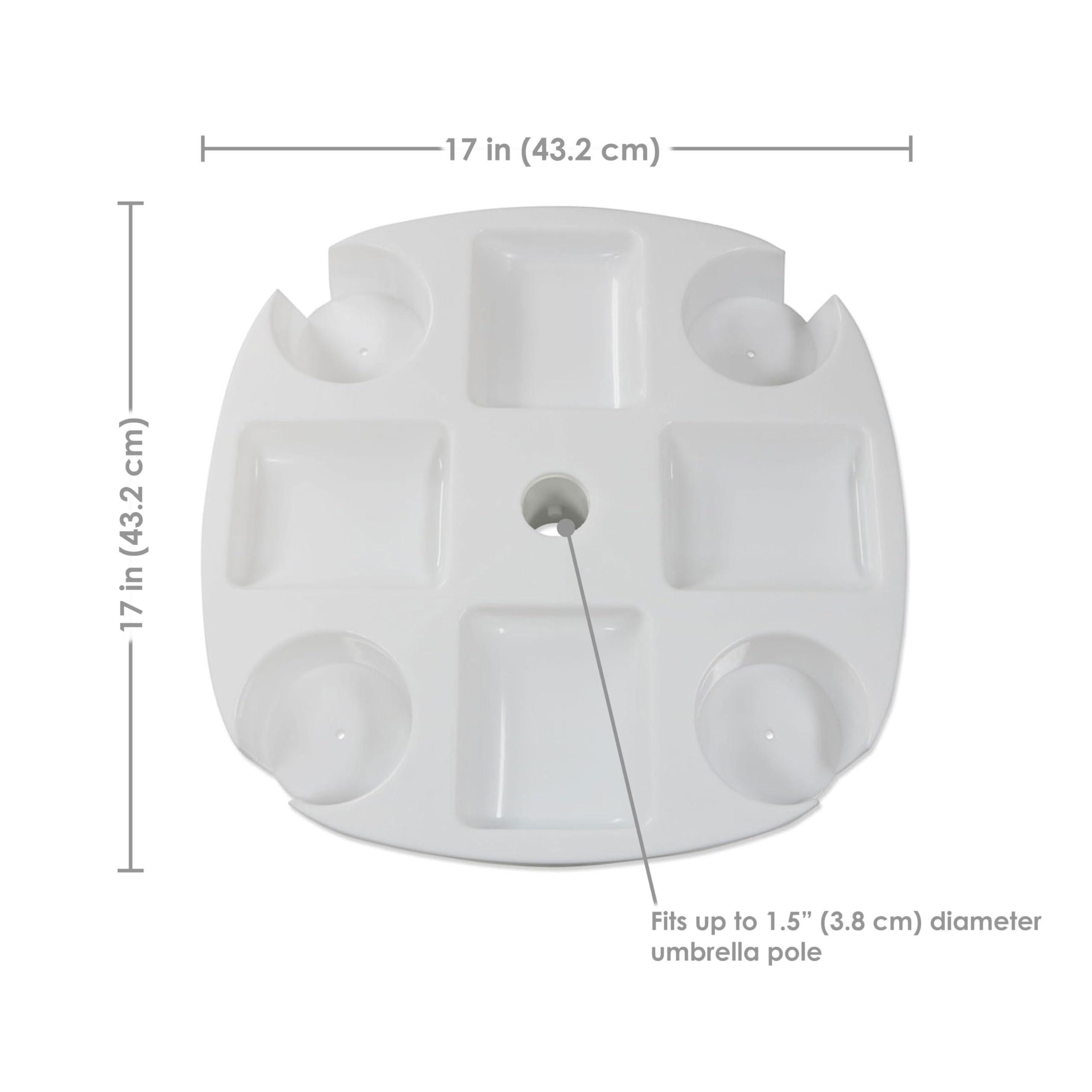 Beach Umbrella Table Tray White Plastic Material with 4 Cup Holders 4 Snack Bar Suitable for Beach Outdoor Patio Garden Swimming Pool Tray L белый
Beach Umbrella Table Tray White Plastic Material with 4 Cup Holders 4 Snack Bar Suitable for Beach Outdoor Patio Garden Swimming Pool Tray L белый