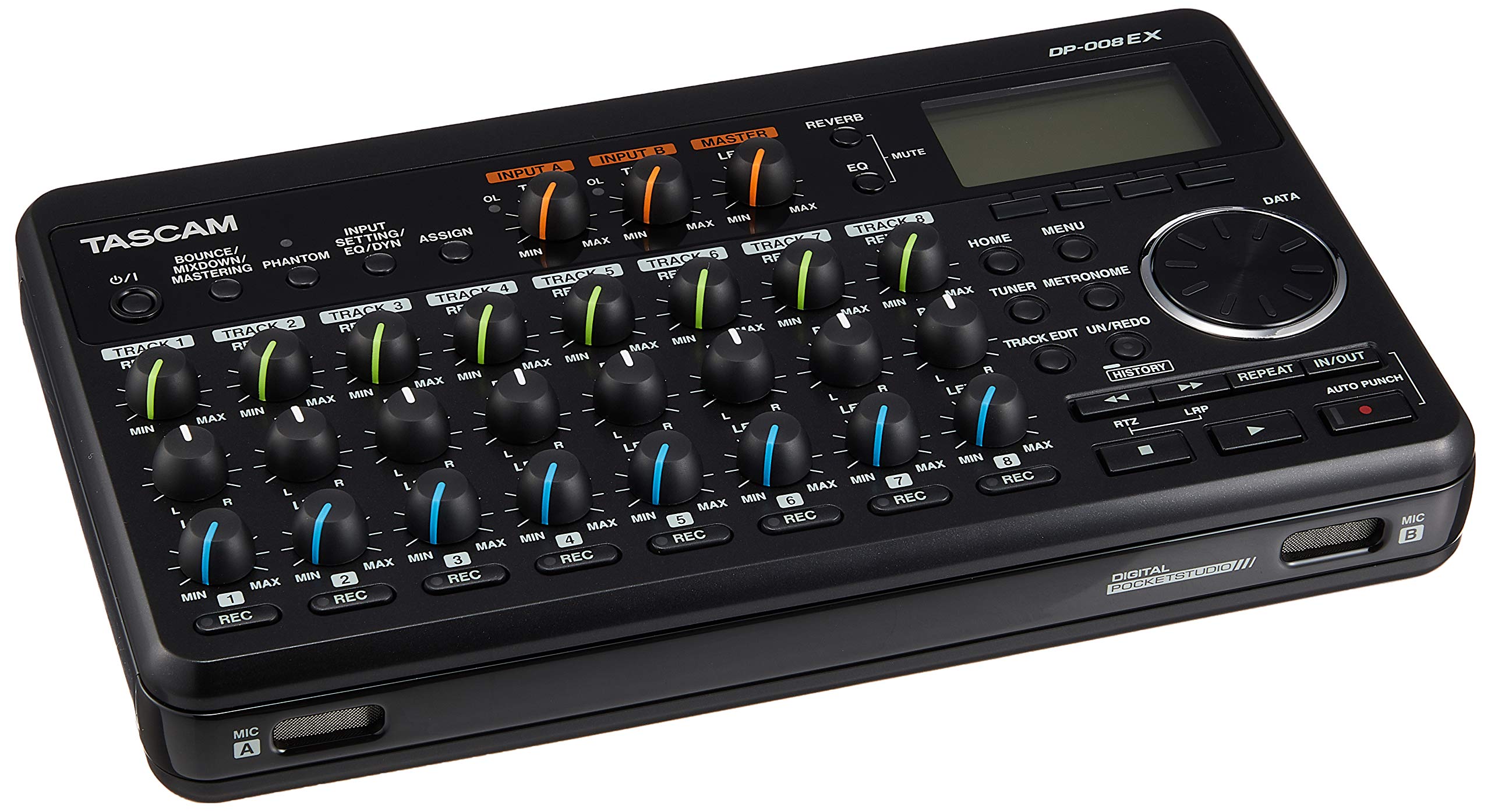 TASCAM DP-008EX Multitrack Recorder DIGITAL POCKETSTUDIO 8 Track SDSDHC MTR Music Production Guitar Vocal Band Recording
TASCAM DP-008EX Multitrack Recorder DIGITAL POCKETSTUDIO 8 Track SDSDHC MTR Music Production Guitar Vocal Band Recording