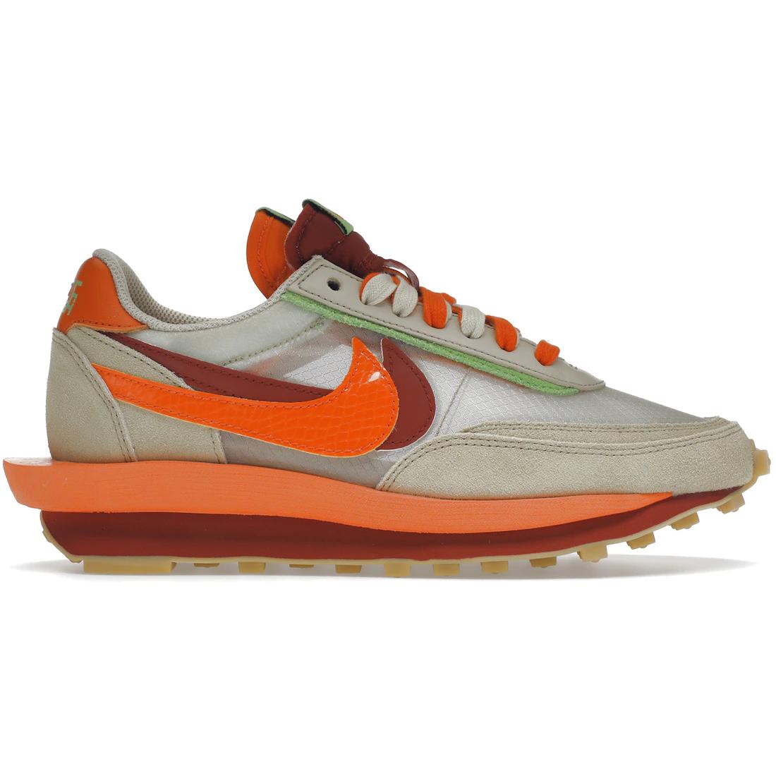 Кроссовки Nike LD Waffle sacai CLOT Kiss of Death Сетка Оранжевое пламя(ДХ1347-100) 44
Кроссовки Nike LD Waffle sacai CLOT Kiss of Death Сетка Оранжевое пламя(ДХ1347-100) 44