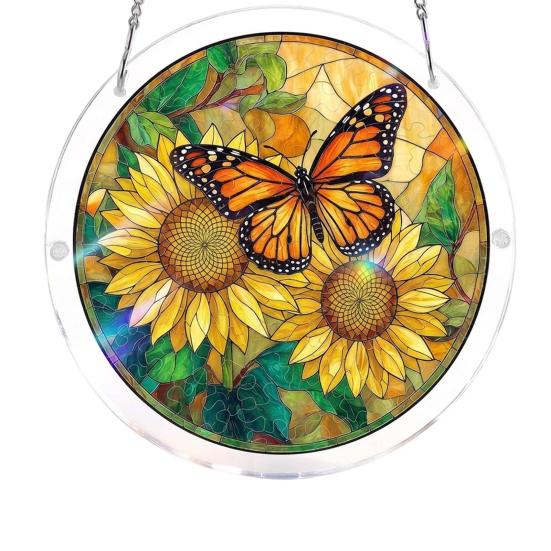 Stained Glass Style Puzzle Suncatcher Acrylic Window Hanging Ornaments DIY Jigsaw Puzzle Art Sun Catcher Kit for Adults F
Stained Glass Style Puzzle Suncatcher Acrylic Window Hanging Ornaments DIY Jigsaw Puzzle Art Sun Catcher Kit for Adults F