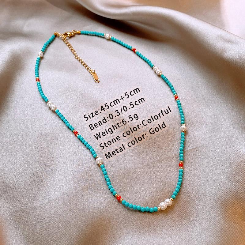 French Retro Green Beads Pearl Necklace For Womens in 2026 Fashion Jewelry Sexy Collarbone Chain For Girls Luxurious Accessories
French Retro Green Beads Pearl Necklace For Womens in 2026 Fashion Jewelry Sexy Collarbone Chain For Girls Luxurious Accessories