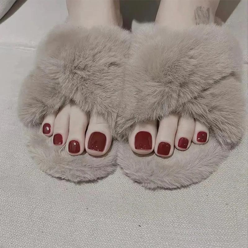 Burgundy TikTok Trend Toenail Press-On Nails - Removable False Nail Stickers Glue Style
Burgundy TikTok Trend Toenail Press-On Nails - Removable False Nail Stickers Glue Style