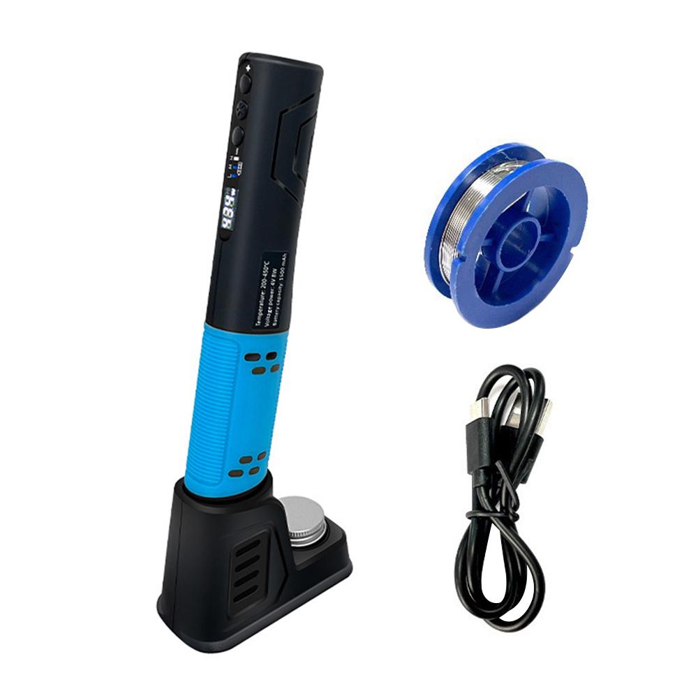 Portable USB Cordless Electric Soldering Iron Household LED Digital Display Soldering Pen Rechargeable Solder Iron Welding Tool синій
Portable USB Cordless Electric Soldering Iron Household LED Digital Display Soldering Pen Rechargeable Solder Iron Welding Tool синій