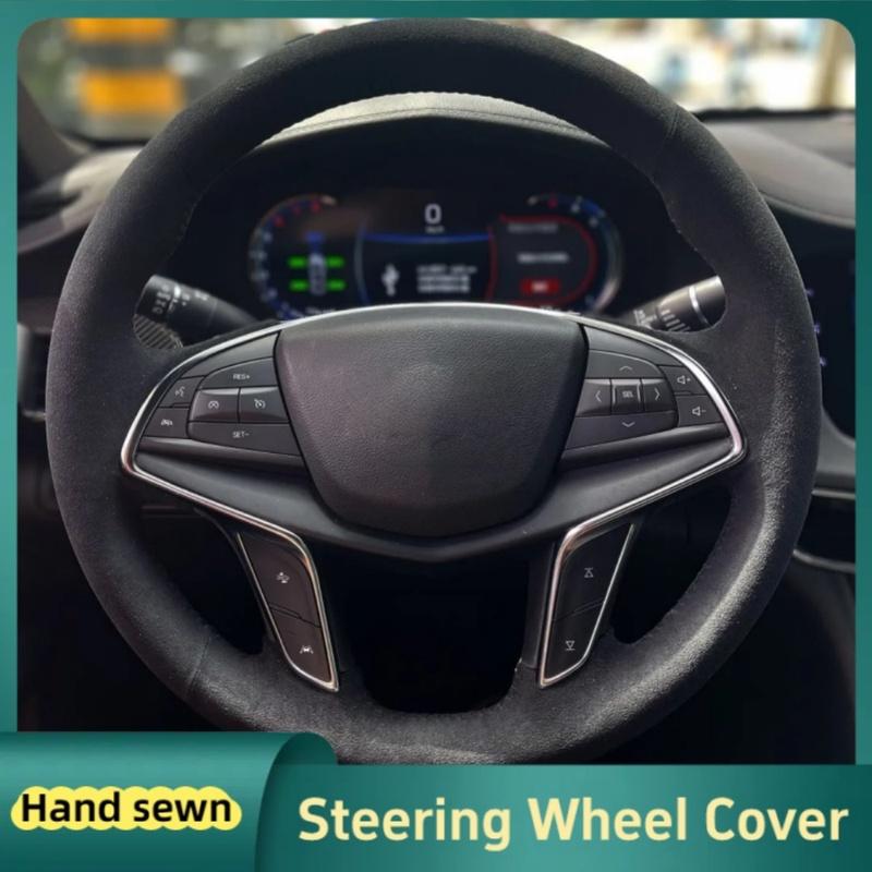 Car Steering Wheel Cover For Cadillac XT5 CT4 CT6 XTS ATSL CT5 XT4 X6 ized Suede DIY Steering Wrap Car Accessories Brown Thread
Car Steering Wheel Cover For Cadillac XT5 CT4 CT6 XTS ATSL CT5 XT4 X6 ized Suede DIY Steering Wrap Car Accessories Brown Thread