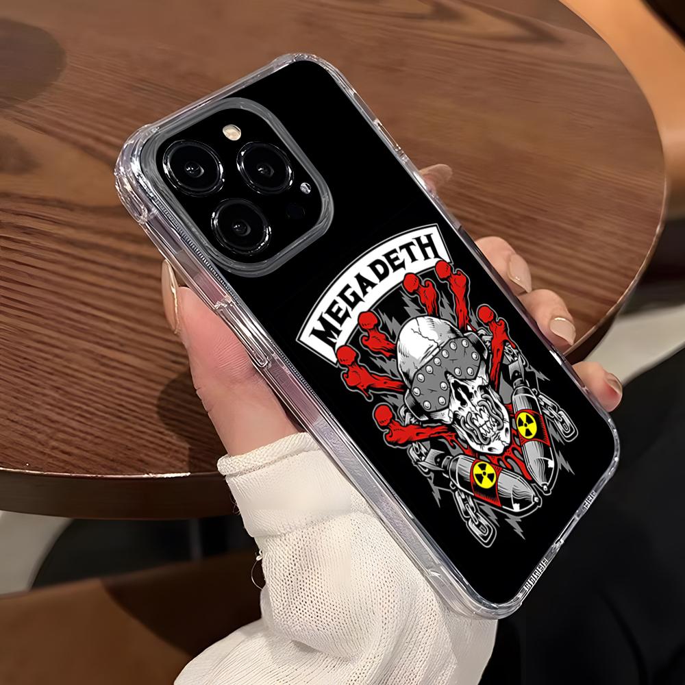 Rock Megadeth Music Phone Case For IPhone 17 Pro Max 16 15 14 Pro Max 13 11 Xs Xr 8 7Plus Transparent Cover iPhone 11 Pro
Rock Megadeth Music Phone Case For IPhone 17 Pro Max 16 15 14 Pro Max 13 11 Xs Xr 8 7Plus Transparent Cover iPhone 11 Pro
