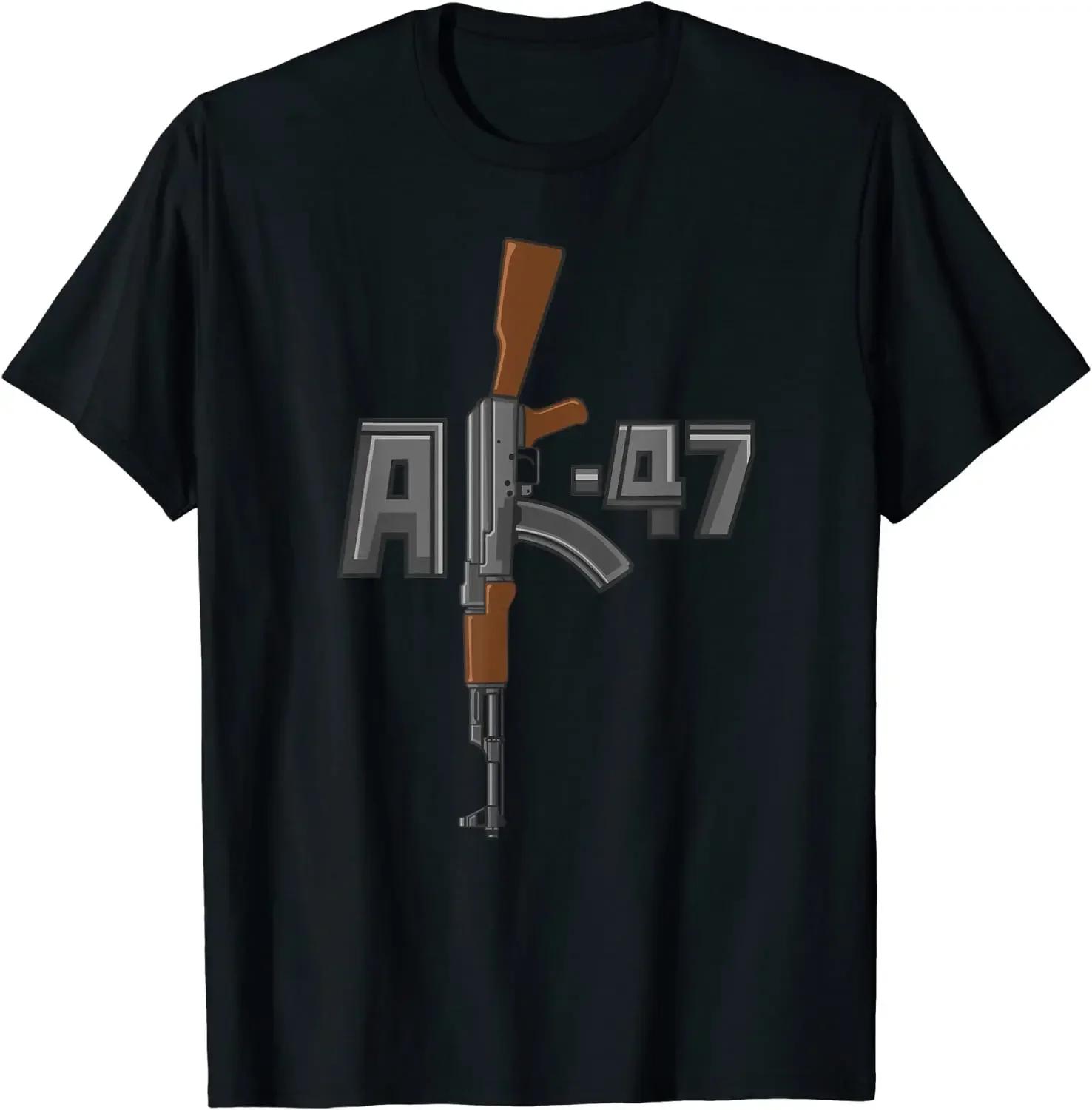 AK47 Assault Rifle Gun K Font AK47 Gun Owner TShirt 100 Cotton ONeck Summer Short Sleeve Casual Mens Tshirt Size S3XL 4XL
AK47 Assault Rifle Gun K Font AK47 Gun Owner TShirt 100 Cotton ONeck Summer Short Sleeve Casual Mens Tshirt Size S3XL 4XL