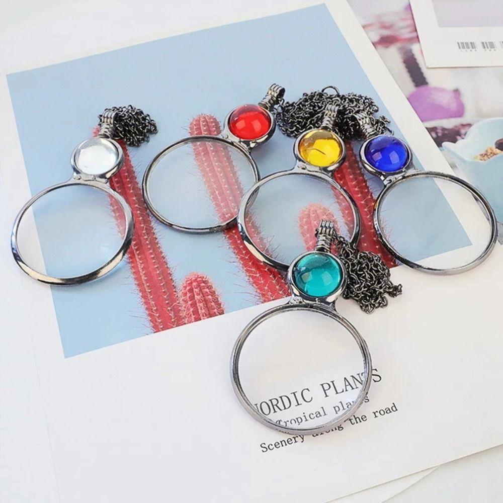 Vintage Magnifying Glass Necklace Magnifier Clavicle Chain Portable Neck Chain Girls жовтий
Vintage Magnifying Glass Necklace Magnifier Clavicle Chain Portable Neck Chain Girls жовтий