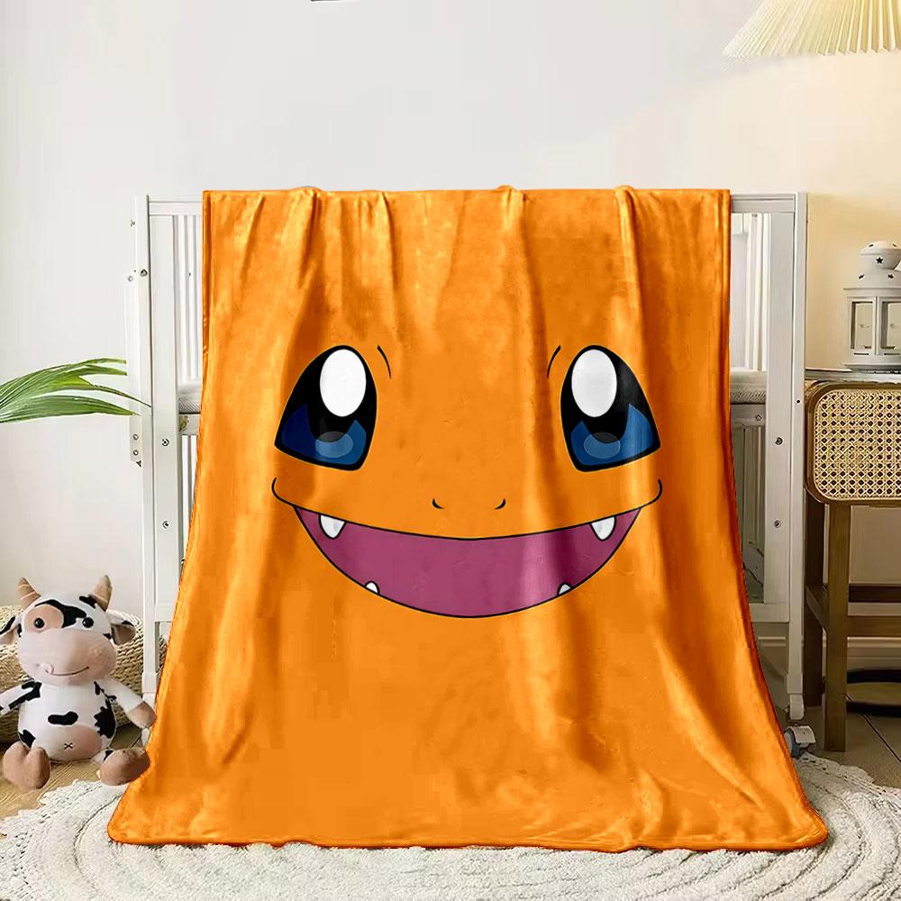 A smiling orange face with large blue eyes and small pointed teeth. for all seasons blanket lunch break throw gift 80cm x 120cm
A smiling orange face with large blue eyes and small pointed teeth. for all seasons blanket lunch break throw gift 80cm x 120cm