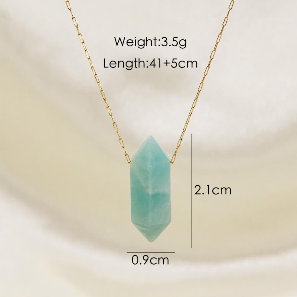 Natural Stone Hexagon Column Charm Necklace for Women Men Adjustable Chain Necklace Rose Quartzs Amethysts Necklace Jewelry Gift аквамарин
Natural Stone Hexagon Column Charm Necklace for Women Men Adjustable Chain Necklace Rose Quartzs Amethysts Necklace Jewelry Gift аквамарин