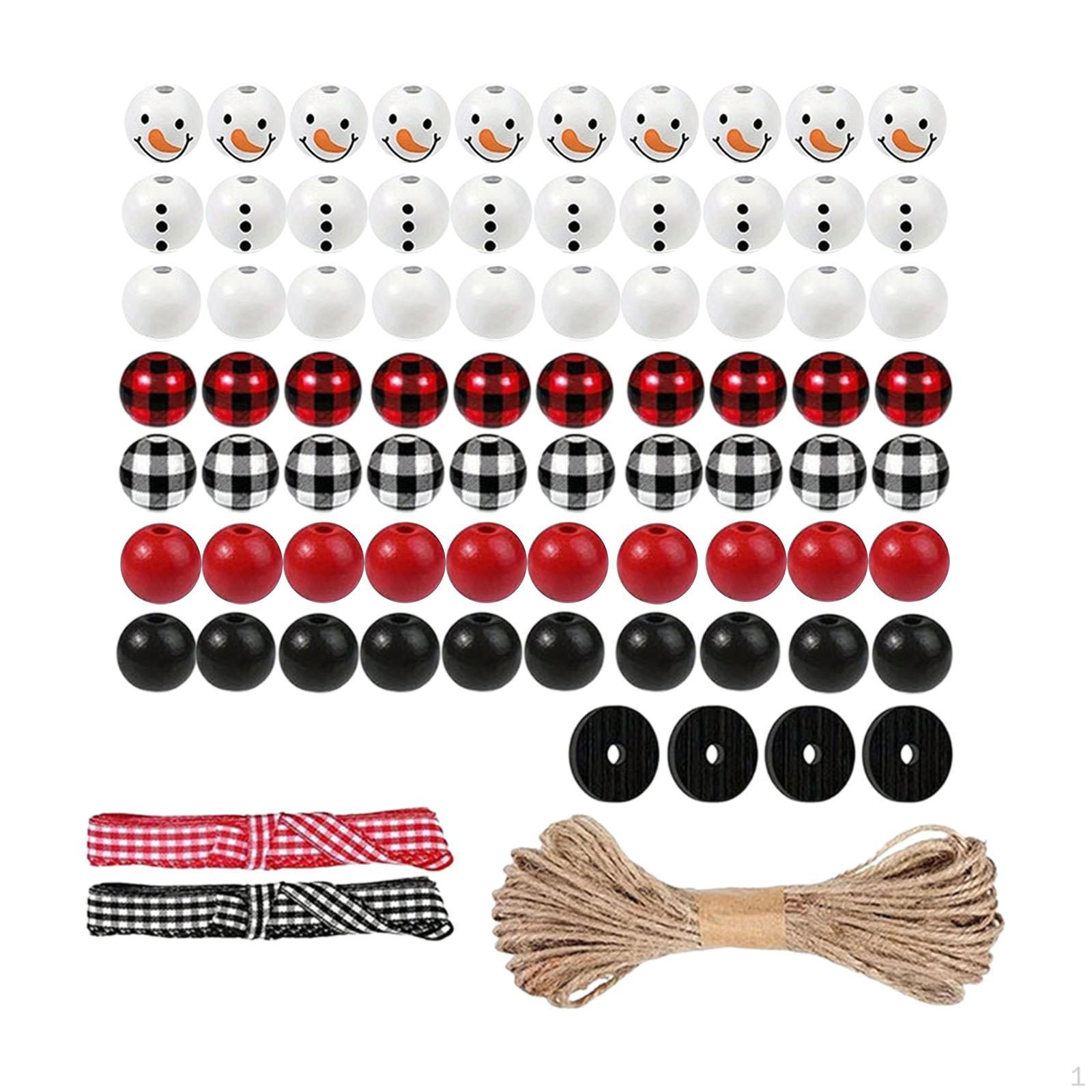 Christmas Snowman Wooden Beads Set Ornaments Loose Spacer Hanging Xmas Pendants for
Christmas Snowman Wooden Beads Set Ornaments Loose Spacer Hanging Xmas Pendants for
