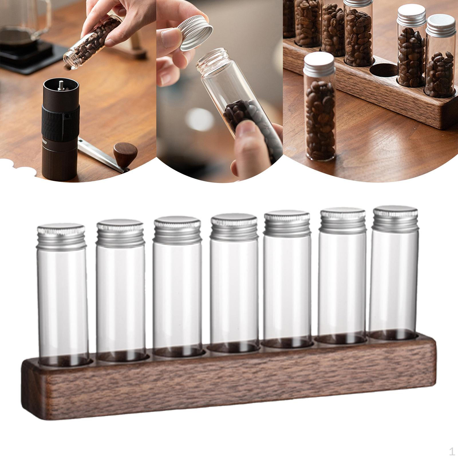 Coffee Bean Cellars with Stand Single Dosing Storage Tubes, Vaults for Tea, 7 hole
Coffee Bean Cellars with Stand Single Dosing Storage Tubes, Vaults for Tea, 7 hole