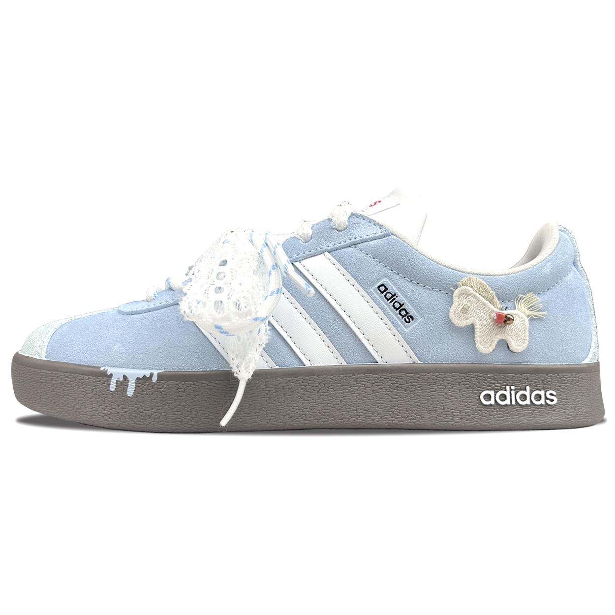 Adidas VL COURT 2.0 Abrasion Resistant Slip Resistant Low top Casual Skate Shoes Unisex Blue White HQ1802(Team2046-) 38
Adidas VL COURT 2.0 Abrasion Resistant Slip Resistant Low top Casual Skate Shoes Unisex Blue White HQ1802(Team2046-) 38