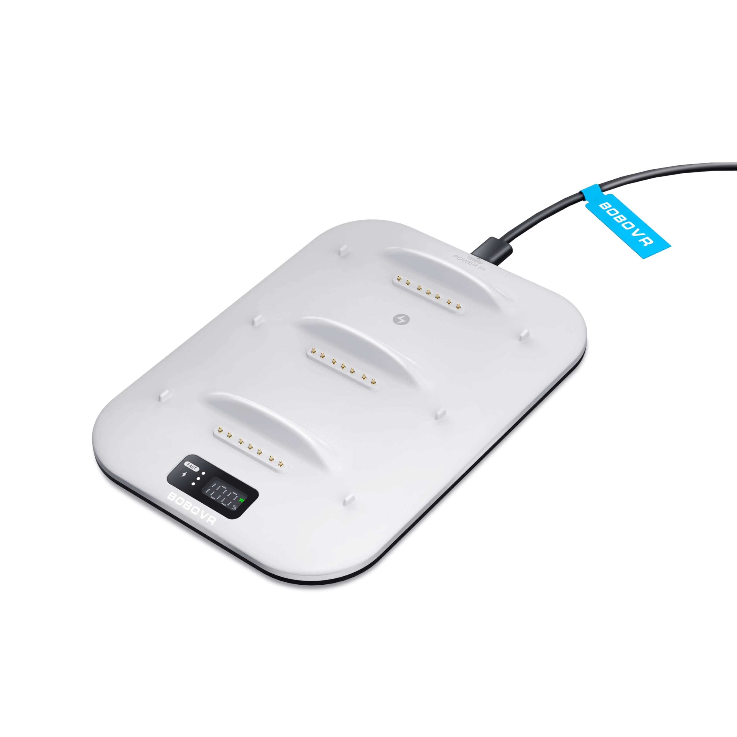 BOBOVR BD3 charging 30W забезпечує швидку зарядку всього за 1 годину док-станції, 3*B100, потужність, 0-80%
BOBOVR BD3 charging 30W забезпечує швидку зарядку всього за 1 годину док-станції, 3*B100, потужність, 0-80%
