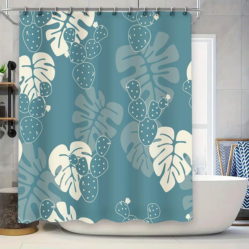 Blue Cactus Pattern Shower Curtain Bathroom Decor Accessories Waterproof Fabric Shabby Chic Style For Home Decoration In Various W60H190(CM)-1 Pcs
Blue Cactus Pattern Shower Curtain Bathroom Decor Accessories Waterproof Fabric Shabby Chic Style For Home Decoration In Various W60H190(CM)-1 Pcs