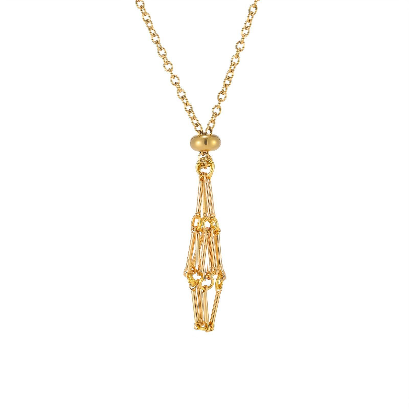 Ожерелье из кристаллической кварцевой сетки с пустым держателем для камня, регулируемая сетчатая подвеска в виде кармана, шикарные ожерелья из кристаллической клетки S золотой
Ожерелье из кристаллической кварцевой сетки с пустым держателем для камня, регулируемая сетчатая подвеска в виде кармана, шикарные ожерелья из кристаллической клетки S золотой