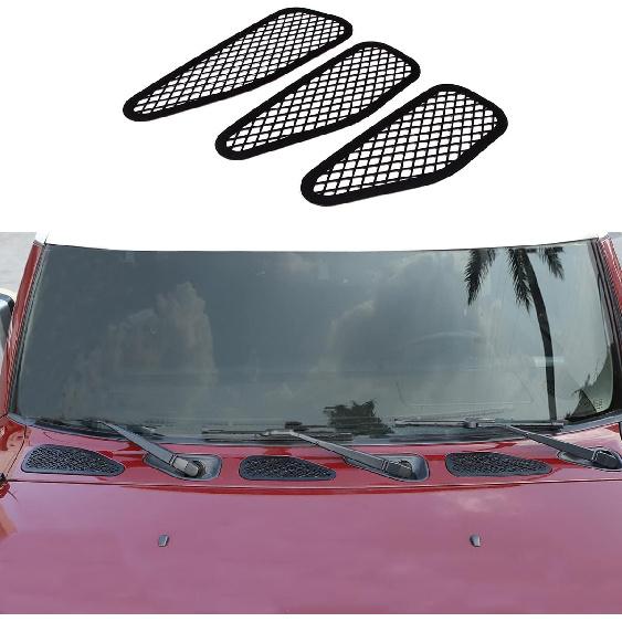 Hood Air Vent Cover Compatible with Toyot@ FJ Cruiser 2007-2021, Engine Vent Protection Cover, Auto Exterior Hood Air Vent Trim Cover Accessories,
Hood Air Vent Cover Compatible with Toyot@ FJ Cruiser 2007-2021, Engine Vent Protection Cover, Auto Exterior Hood Air Vent Trim Cover Accessories,