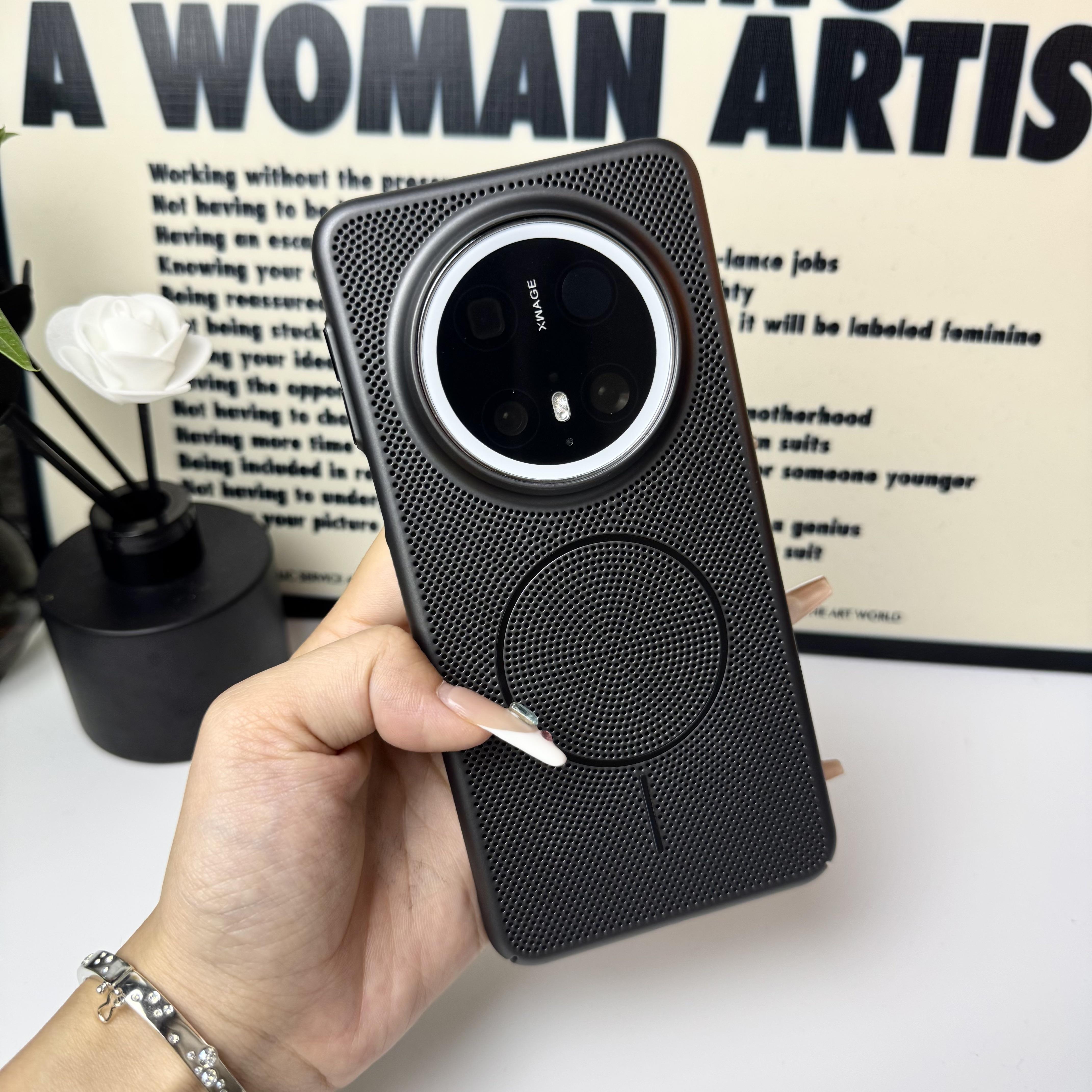 Heat Dissipation Magnetic Armor Case For Huawei Pura 80 70 Ultra Matte 70 60 Pro Magsafe Mesh Breathable Plating Hard PC Cover Huawei Mate 60 чорний
Heat Dissipation Magnetic Armor Case For Huawei Pura 80 70 Ultra Matte 70 60 Pro Magsafe Mesh Breathable Plating Hard PC Cover Huawei Mate 60 чорний