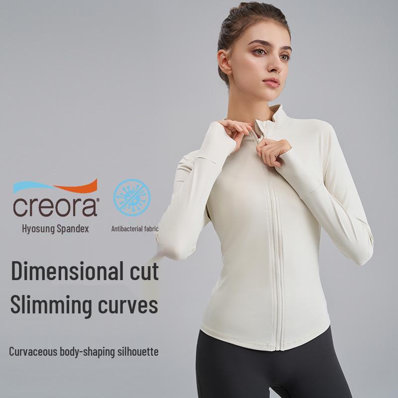 Women s Slim Fit Zip-Up Sports Jacket - Stand Collar, Waist-Shaping Fitness Top for Running, Yoga, and Autumn/Winter Activities. S
Women s Slim Fit Zip-Up Sports Jacket - Stand Collar, Waist-Shaping Fitness Top for Running, Yoga, and Autumn/Winter Activities. S