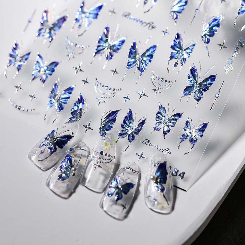 Nail Accessories Butterfly Nail Stickers 3D Embossed Sticker Flower Nail Decorations Lady/Girls StyleC
Nail Accessories Butterfly Nail Stickers 3D Embossed Sticker Flower Nail Decorations Lady/Girls StyleC