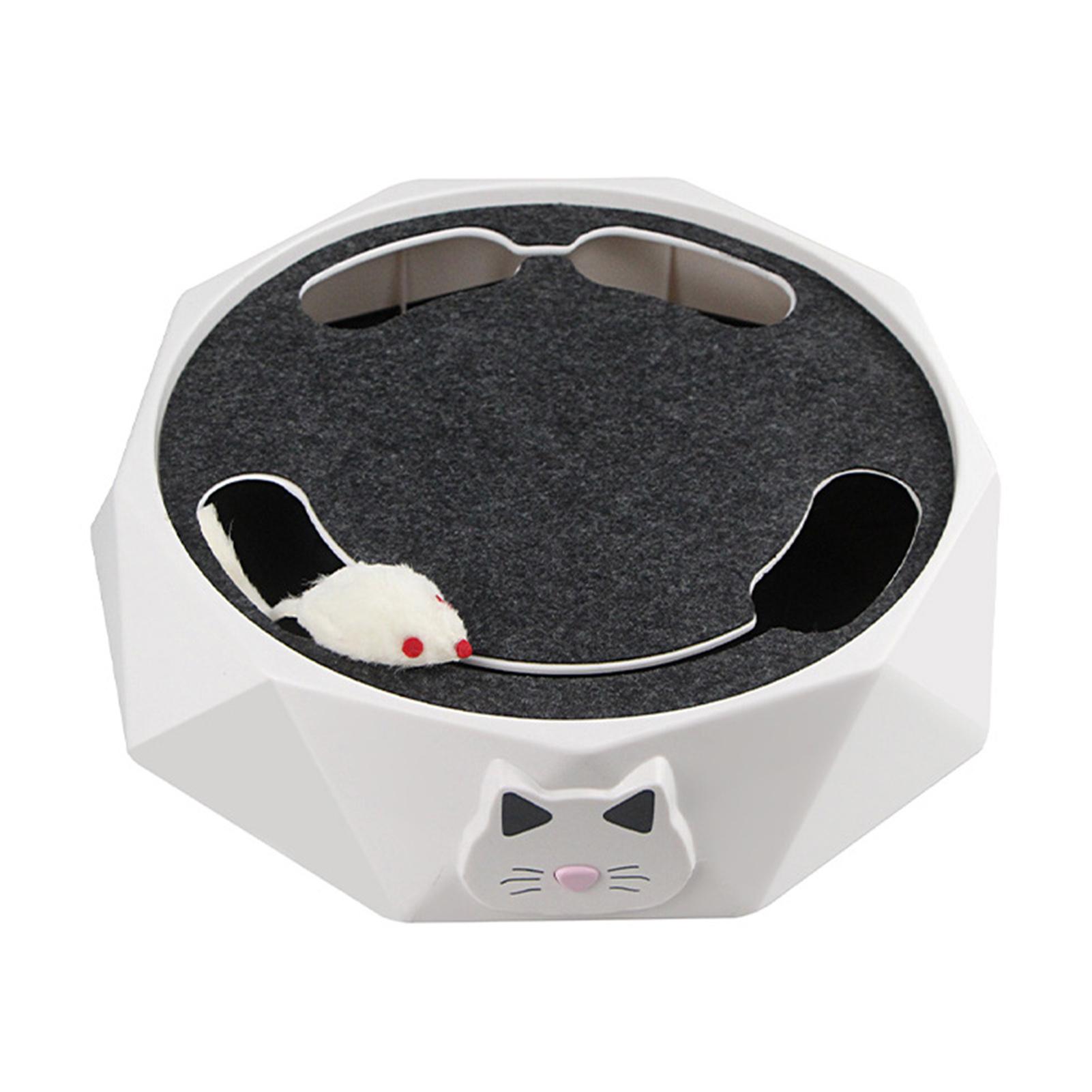 Interactive Cat Turntable Electric 2 Speed Adjustable Automatic Puzzle Catch Mouse Play Cat Toy for
Interactive Cat Turntable Electric 2 Speed Adjustable Automatic Puzzle Catch Mouse Play Cat Toy for