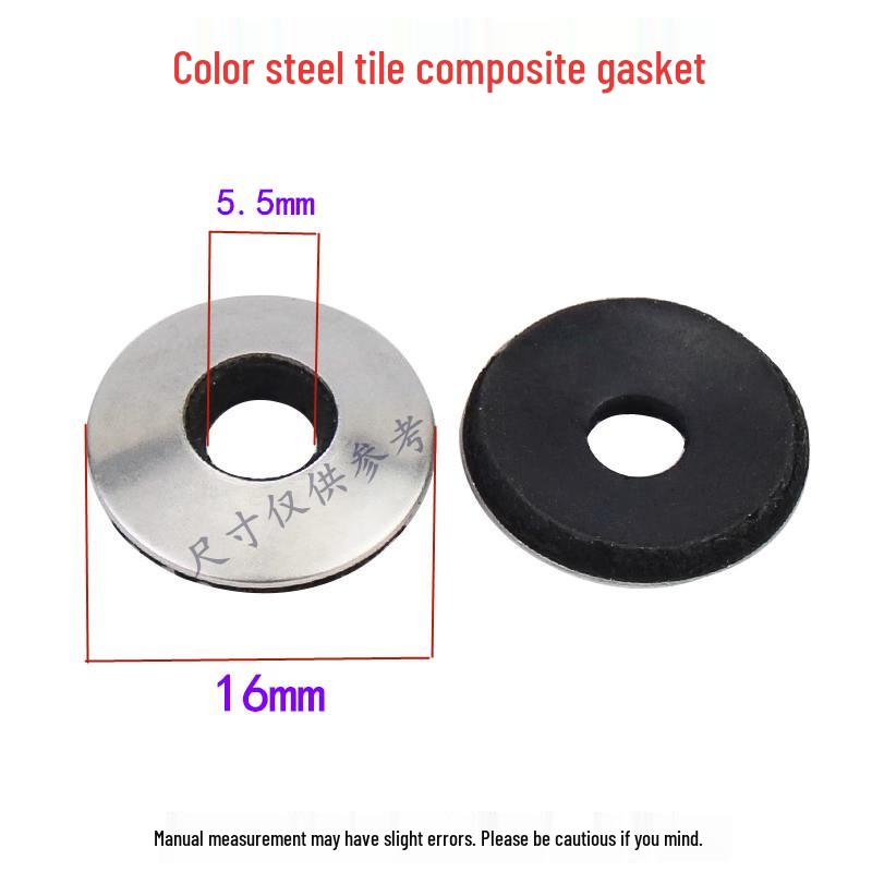 Leak-Proof Galvanized Composite Washer with Self-Drilling and Dovetail Screws, Rubber Gasket, and Enlarged Polycarbonate Sheet.
Leak-Proof Galvanized Composite Washer with Self-Drilling and Dovetail Screws, Rubber Gasket, and Enlarged Polycarbonate Sheet.