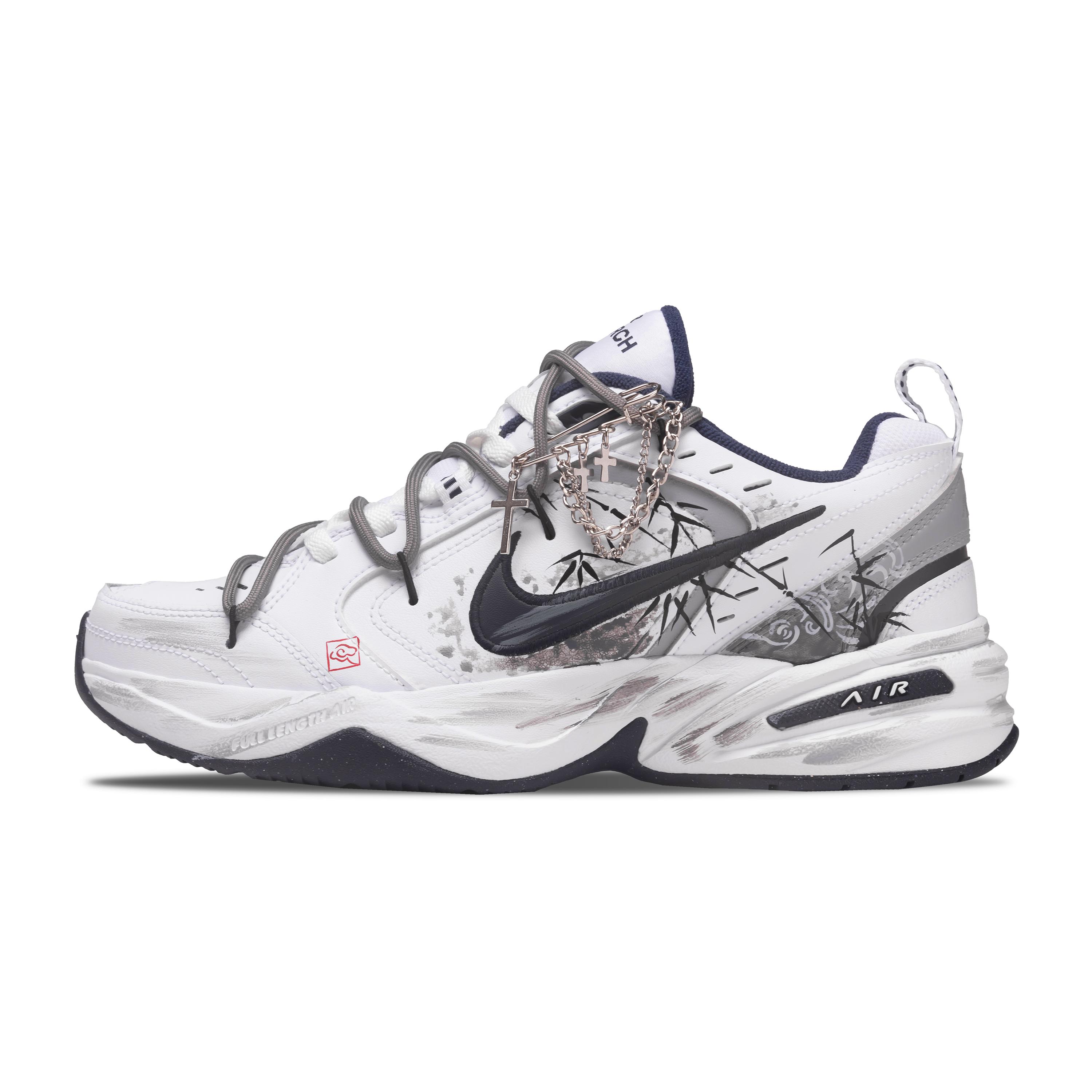 Nike Air Monarch 4 Ink Bamboo Listening To The Wind Textile, Leather Low top Chunky Sneakers Unisex Gray White Blue 415445-102(Team2023-) 42.5
Nike Air Monarch 4 Ink Bamboo Listening To The Wind Textile, Leather Low top Chunky Sneakers Unisex Gray White Blue 415445-102(Team2023-) 42.5