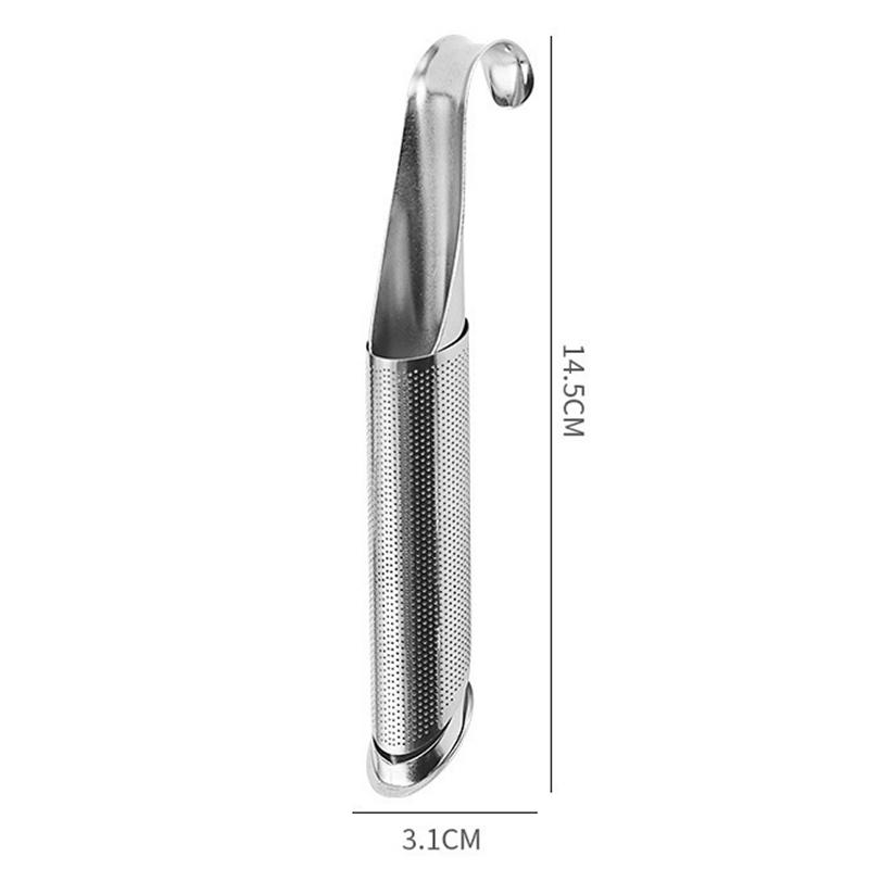 Stainless Steel Tea Strainer Infuser Pipe Design Touch Feel Holder Tea Spoon Filter for Spice Colator Ceremony Set Poop Teaware срібний
Stainless Steel Tea Strainer Infuser Pipe Design Touch Feel Holder Tea Spoon Filter for Spice Colator Ceremony Set Poop Teaware срібний