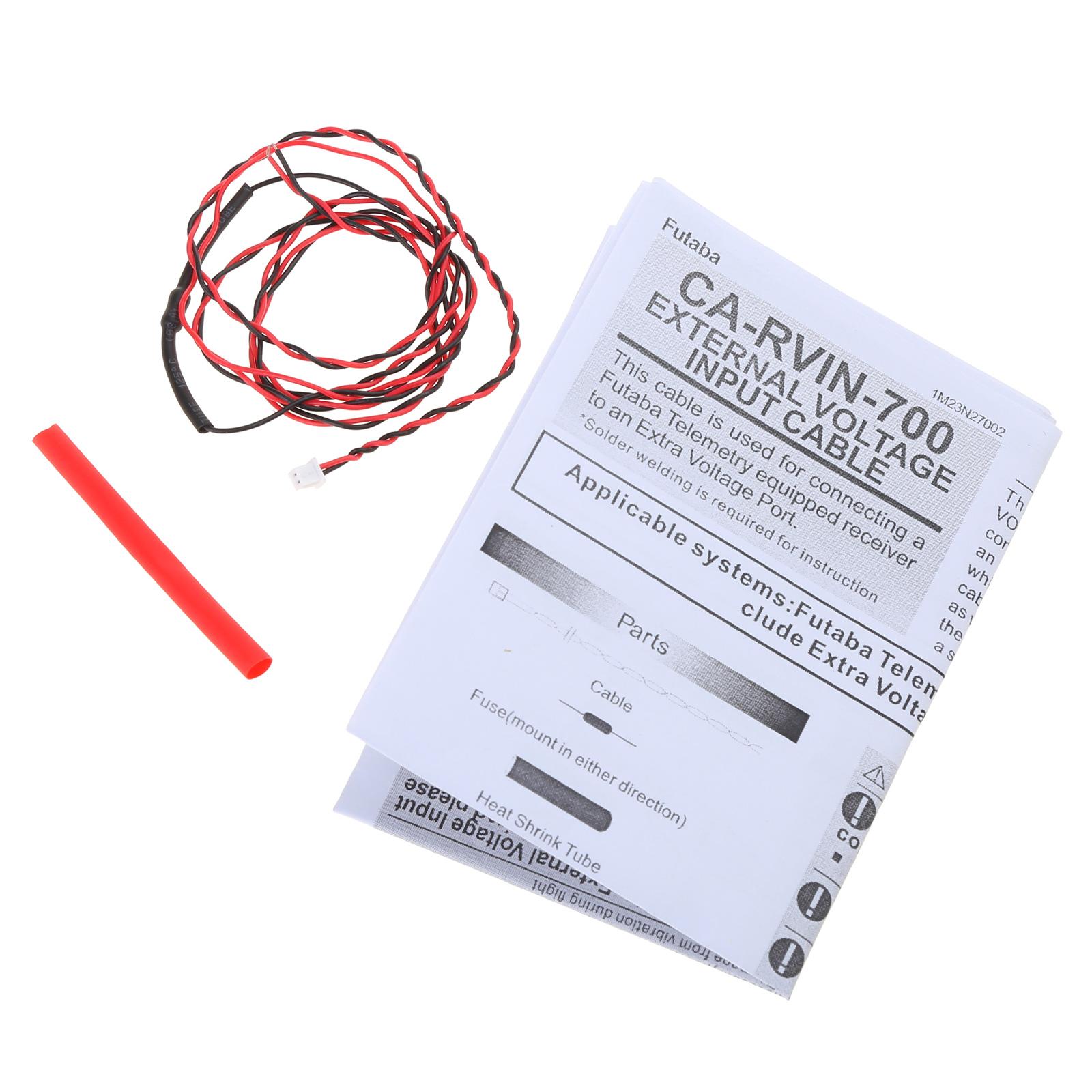 Замінює CARVIN700 Voltages r Зовнішній кабель зворотного зв’язку напруги для FutabaR7008SB R7003SB 14SG T10J Тест повернення 1set
Замінює CARVIN700 Voltages r Зовнішній кабель зворотного зв’язку напруги для FutabaR7008SB R7003SB 14SG T10J Тест повернення 1set