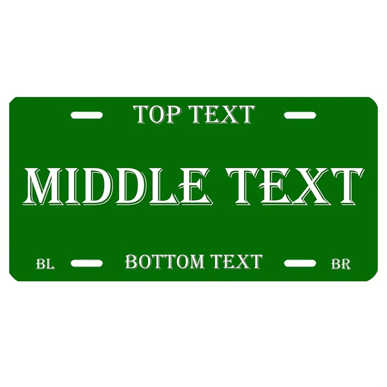 Personalized Custom Photo Aluminum License Plate Home Car Metal Wall Decor зелений
Personalized Custom Photo Aluminum License Plate Home Car Metal Wall Decor зелений