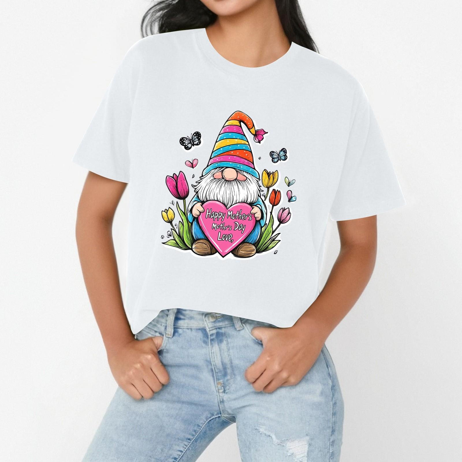 З ДНЕМ МАТЕРІ ЛЮБОВ Жіноча Повсякденна Футболка з Принтом до Дня Матері Вільного Крою Пуловер з Круглим Вирізом Топ з Коротким Рукавом XL білий
З ДНЕМ МАТЕРІ ЛЮБОВ Жіноча Повсякденна Футболка з Принтом до Дня Матері Вільного Крою Пуловер з Круглим Вирізом Топ з Коротким Рукавом XL білий