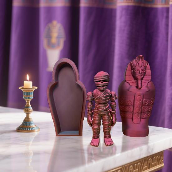 Фигурка мумии фараона, напечатанная на 3D-принтере, с подвижными суставами, статуя мумии, шарнирная скульптура, модель, игрушка, украшение для дома, офиса, рабочего стола S
Фигурка мумии фараона, напечатанная на 3D-принтере, с подвижными суставами, статуя мумии, шарнирная скульптура, модель, игрушка, украшение для дома, офиса, рабочего стола S