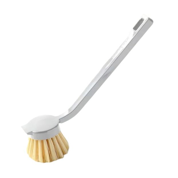 Кухонная щетка для мытья посуды, бытовая, термостойкая, нежирная, для посуды с антипригарным покрытием, с длинной ручкой, для мытья кастрюль, для посудомоечной машины 1PC