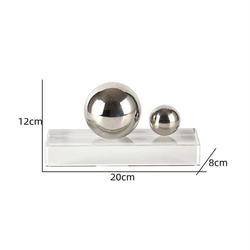 Metal Ball Strap Crystal Base Handicraft Ornaments Creative Living Room Foyer Desktop Decoration Home Decoration Accessories
Metal Ball Strap Crystal Base Handicraft Ornaments Creative Living Room Foyer Desktop Decoration Home Decoration Accessories