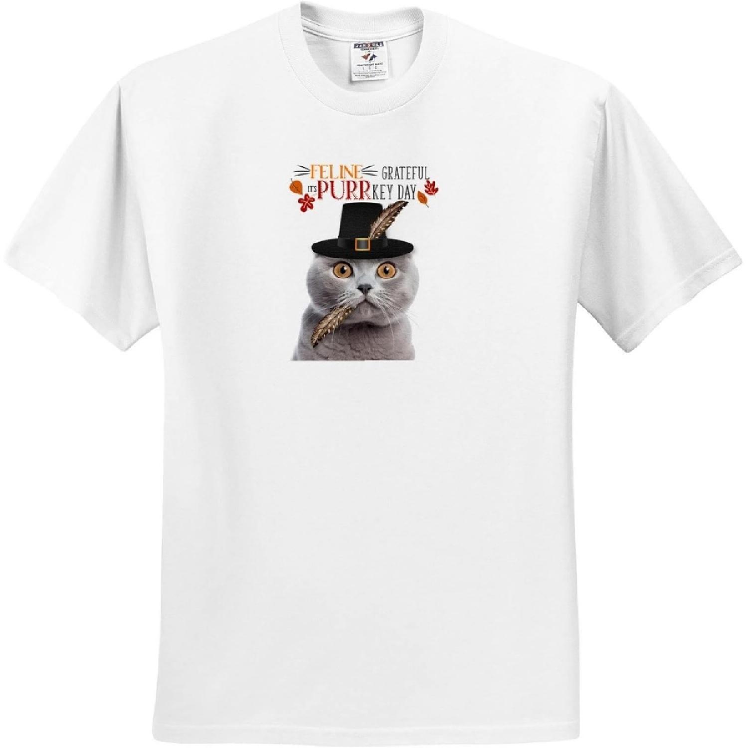 3dRose, Thanksgiving Gray Scottish Fold Kitty for The Cat Lovers Thanksgiving, T-Shirt XXXXXL білий
3dRose, Thanksgiving Gray Scottish Fold Kitty for The Cat Lovers Thanksgiving, T-Shirt XXXXXL білий