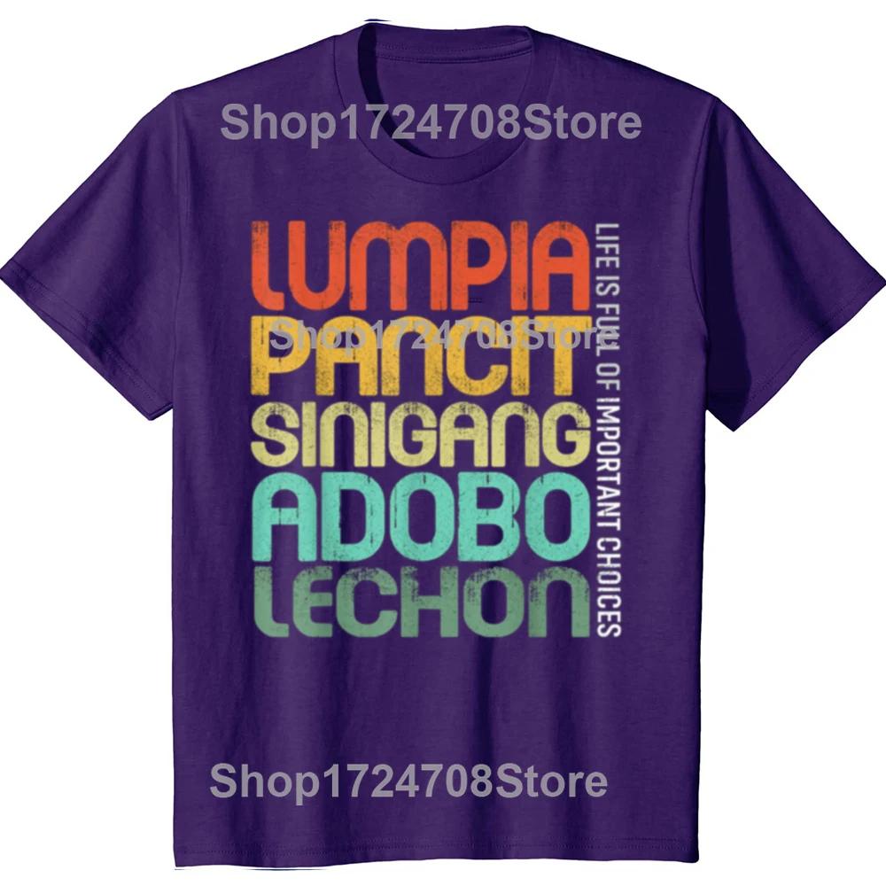 Funny Filipino Philippine Food Lumpia Adobo T-shirts Men Women s Fashion Casual Tshirt 100% Cotton Loose Oversized T Shirt 4XL
Funny Filipino Philippine Food Lumpia Adobo T-shirts Men Women s Fashion Casual Tshirt 100% Cotton Loose Oversized T Shirt 4XL