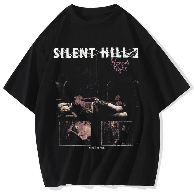 Хоррор Silent Hill Heavens Night Стиранные Футболки Хип-Хоп Футболка Уличный Streetwear С Коротким Рукавом Принтованные Топы Футболки Мужские Женские S
Хоррор Silent Hill Heavens Night Стиранные Футболки Хип-Хоп Футболка Уличный Streetwear С Коротким Рукавом Принтованные Топы Футболки Мужские Женские S
