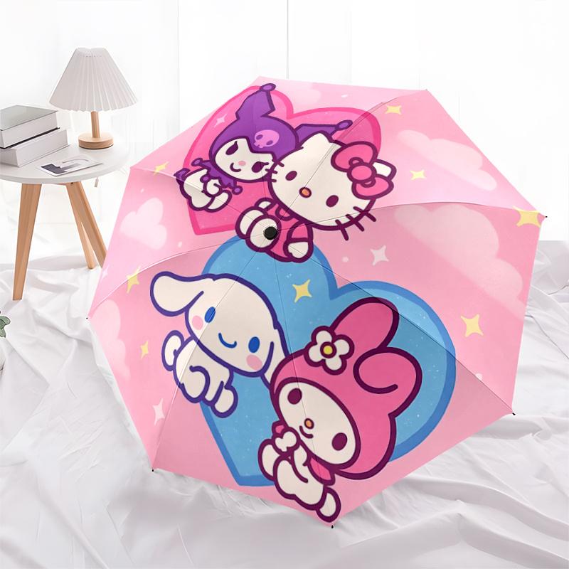 1pc Hello Kitty & Friends Heart-Shaped Umbrella - Automatic Opening/Closing with Foldable Design, Outdoor Use, Festival Gift for Fans, Travelers, Ever
1pc Hello Kitty & Friends Heart-Shaped Umbrella - Automatic Opening/Closing with Foldable Design, Outdoor Use, Festival Gift for Fans, Travelers, Ever
